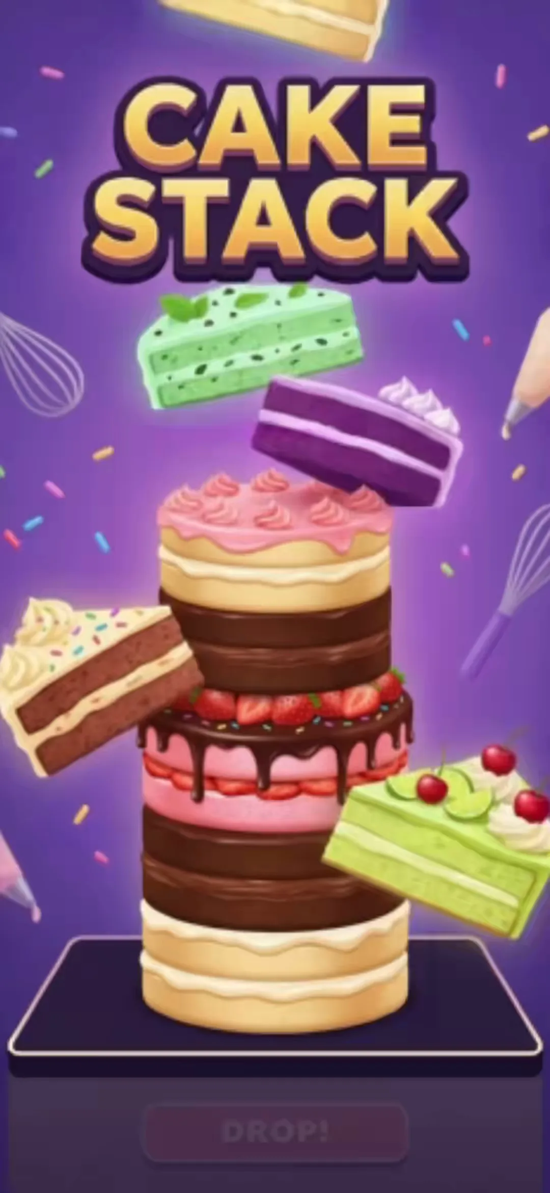 Cake Stack, the most-played game on Mable, made by @Soulglider
