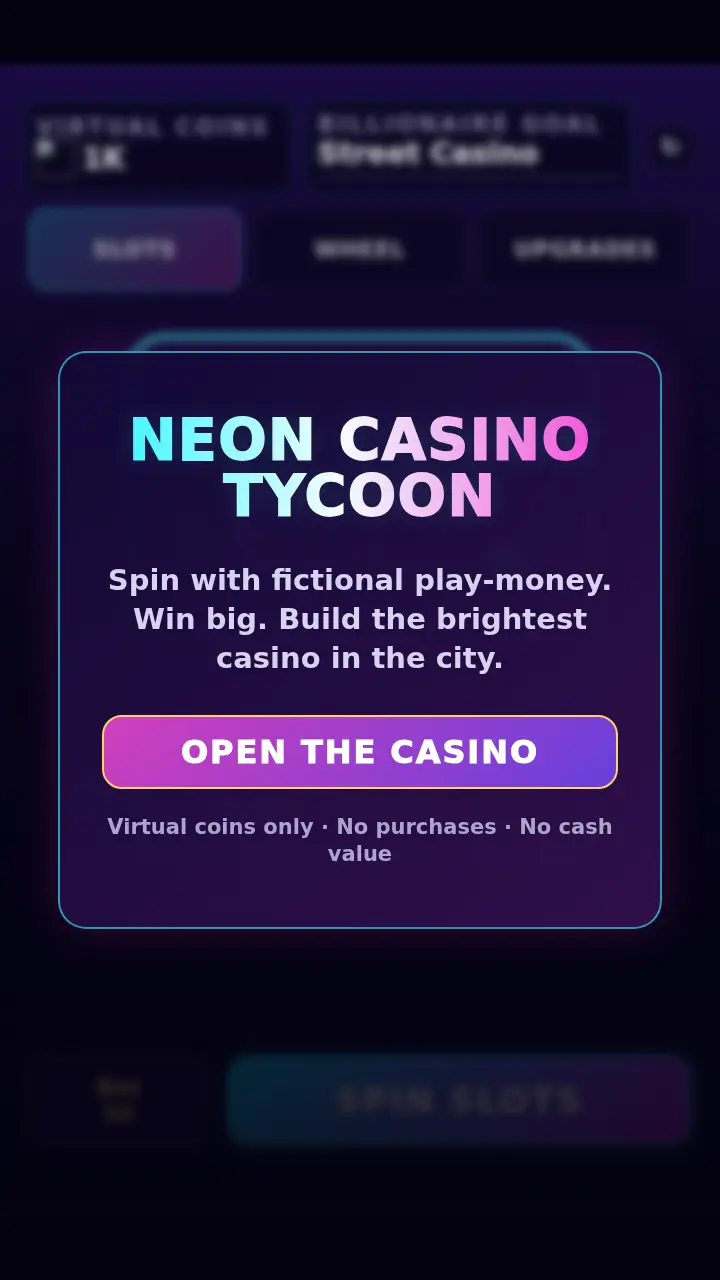 Neon Casino Tycoon