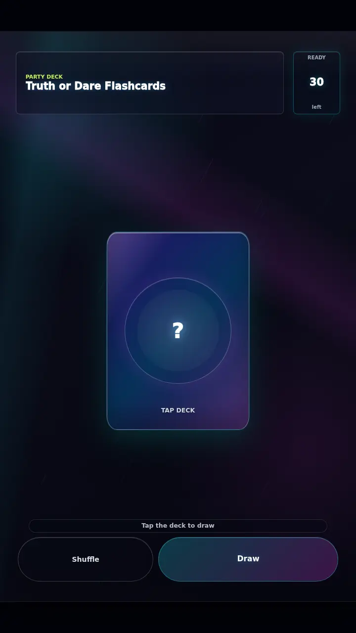 Truth or Dare Flashcards